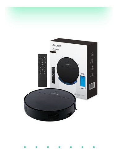 Aspiradora Robot Gadnic 3 Modos Limpieza Poder De Succión Negro Negro Opaco - Image 7