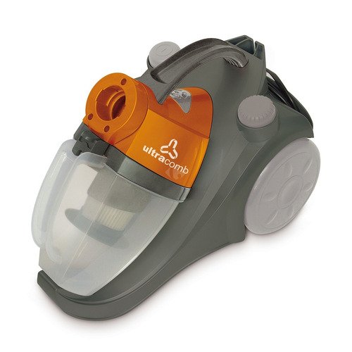 Aspiradora Ultracomb As-4220 Sin Bolsa 1600w Filtro Hepa Ep Gris/naranja