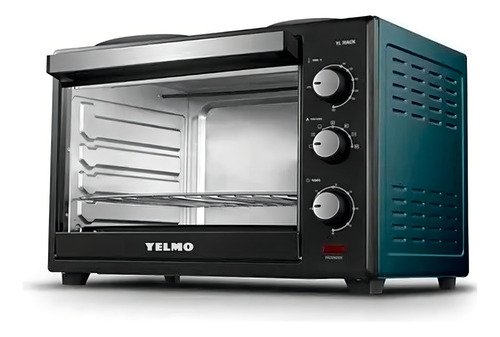 Horno Eléctrico Yelmo Yl-70acn Color Negro Doble Anafe Superior