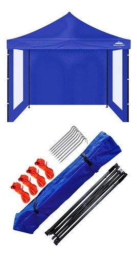 Gazebo South Port By Gadnic 3x3-m Plegable 3x3 Reforzado Paredes Con Ventana Resistente Al Viento - Image 6