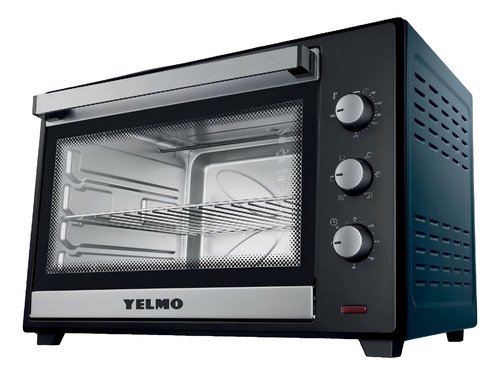 Horno Eléctrico 95 Litros Yelmo Yl-95cln Color Negro Y Azul Negro/azul Oscuro
