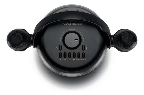 Parlante Portátil Bluetooth Karaoke +2 Microfono Inalámbrico Color Negro - Image 3