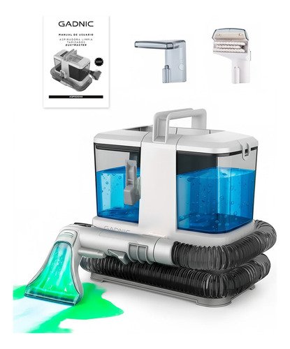 Aspiradora Gadnic Dustmaster Limpiador De Manchas Difíciles Tapizados 330w Doble Depósito Blanco - Image 7