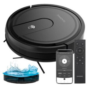 Aspiradora Robot Gadnic 5 Modos Limpieza Trapeo Inteligente Depósito De Agua Polvo Control App Conexion Inalambrica Sensores Anticolisión Anticaída