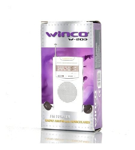 Radio Winco W203 203 Analógico Portátil Color Gris - Image 5