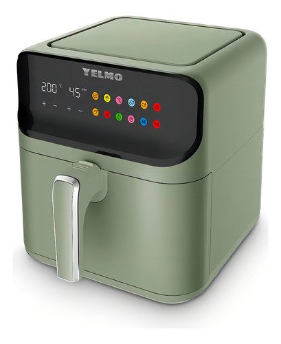 Freidora Por Aire Yelmo Fr-7311 1700w 7l Tactil 9prog 12x - Verde Oscuro