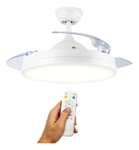 Ventilador De Techo Gadnic Climaled Luz Led 3 Aspas Abs Diámetro 52 Pulgadas - Image 7