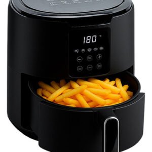 Freidora De Aire Cuk By Gadnic F2.6 1300w 4.2 Litros Cocina Saludable Sin Aceite Antiadherente Negro