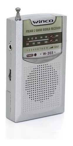 Radio Winco W203 203 Analógico Portátil Color Gris - Image 4