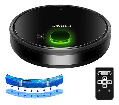 Aspiradora Robot Gadnic Potente Succión Sensor Anti Caídas Filtro Hepa Lavable Depósito Extraíble - Image 2