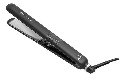 Planchita De Pelo Ga.ma Led 4d Titanio Color Negro Negro