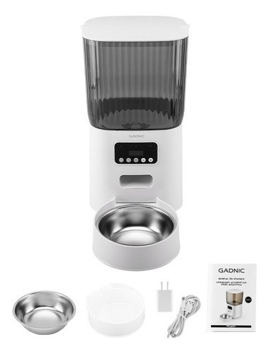 Comedero Automático Gadnic Dispenser Alimento 5 Lts Programa Blanco - Image 7