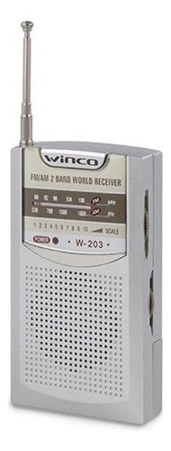 Radio Winco W203 203 Analógico Portátil Color Gris - Image 6