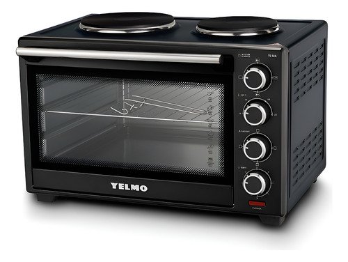 Horno Eléctrico Con Anafe Yelmo Yl-50a Negro Negro