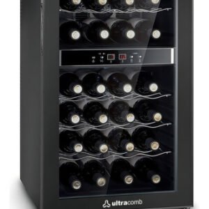 Cava Termoeléctrica 24 Botellas Ultracomb Tactil Doble Zona