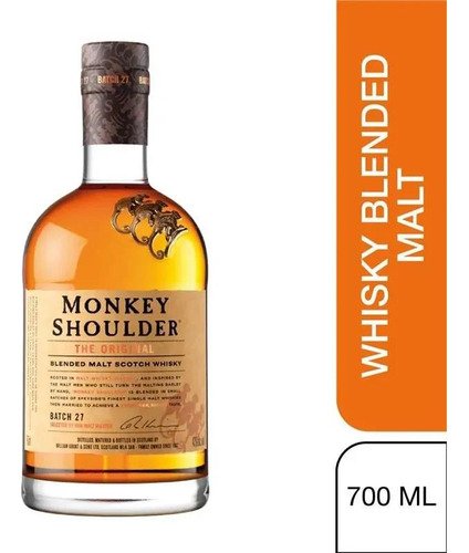 Whisky Monkey Shoulder Blended Malt 700ml Whiskey Escoces - Image 8