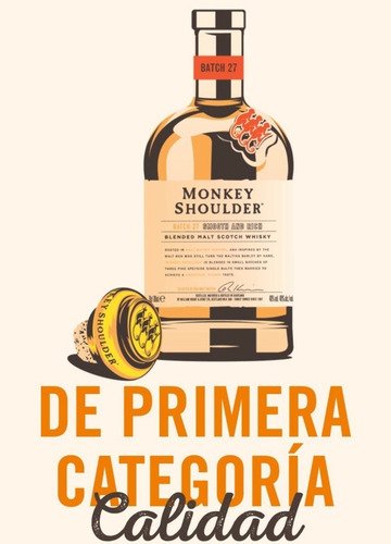 Whisky Monkey Shoulder Blended Malt 700ml Whiskey Escoces - Image 4