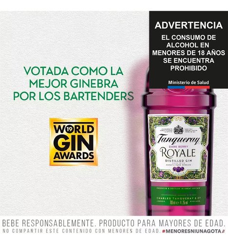 Gin Tanqueray Royale Dark Berry 700ml - Image 6