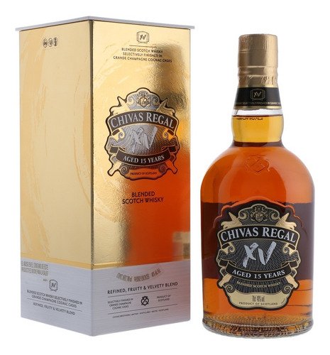 Whisky Chivas Regal Xv Clear 15 Años Blended Escoses 700ml Con Estuche