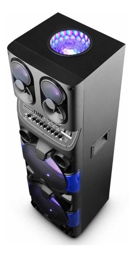 Parlante Portátil Ken Brown Boom 10 Con Bluetooth, Karaoke . Negro - Image 3