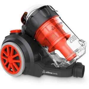 Aspiradora Trineo Ultracomb Sin Bolsa As4228 2000w Filtro Hepa Color Gris/naranja
