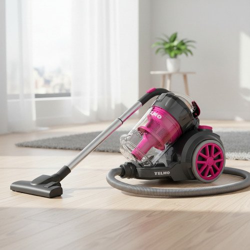 Aspiradora Trineo Yelmo As3228 2000w 3,5lts Sin Bolsa Filtro Hepa Color Rosa Gris/rosa - Image 4