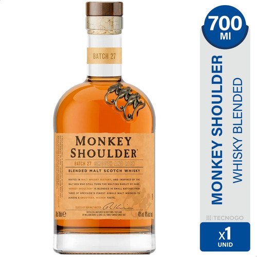 Whisky Monkey Shoulder Blended Malt 700ml Whiskey Escoces - Image 5