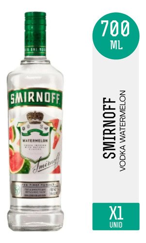 Vodka Smirnoff Saborizado Watermelon - Sandia Botella 700ml
