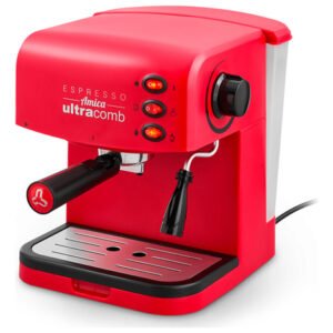 Cafetera Espresso Ultracomb Ce-6108 19 Bar 850w Capuccino Vapor Color Rojo