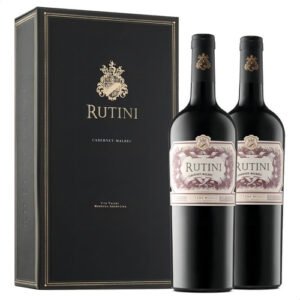 Estuche Vino Rutini Cabernet Malbec X2 Caja