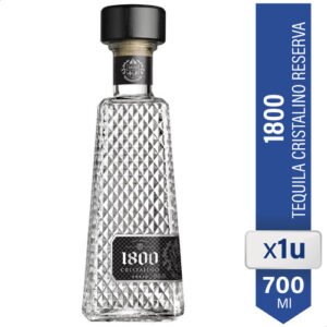 Tequila Reserva 1800 Cristalino Añejo 100% Agave 700ml