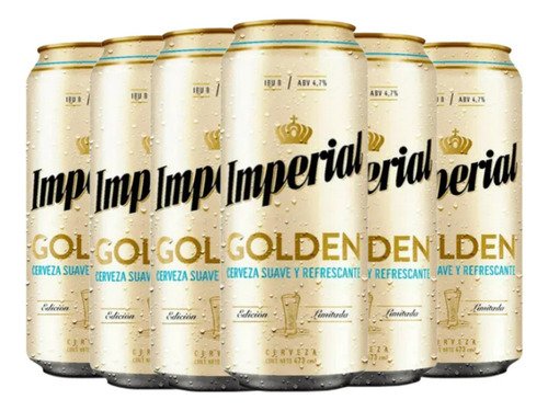 Cerveza Imperial Golden 473 Ml X6 Unidades - Image 2