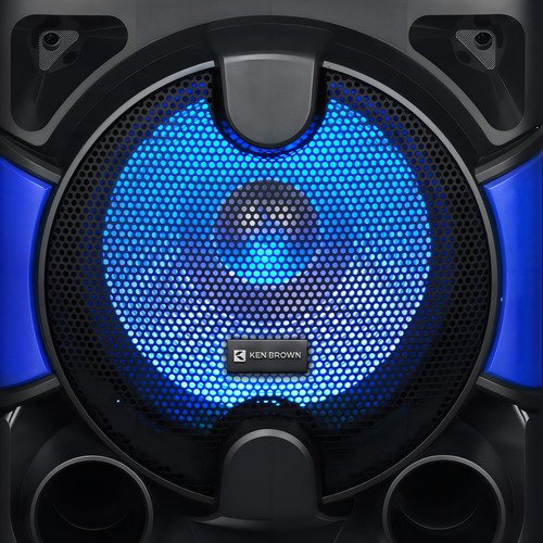 Parlante Portátil Ken Brown Boom 10 Con Bluetooth, Karaoke . Negro - Image 7