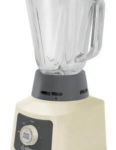 Licuadora De Mesa Ultracomb Lc-2012 1.5lts Jarra De Vidrio Color Crema