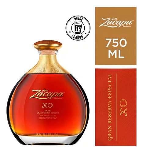 Ron Guatemalteco Envejecido Zacapa Centenario Xo Botella 750ml