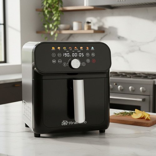 Freidora De Aire Ultracomb Fr-8616 Digital 6,5 Lts 1600w Color Negro - Image 2