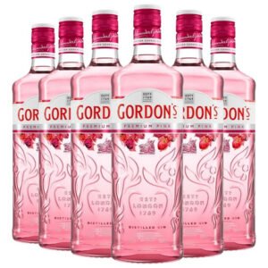 Gin Gordon's Pink London Dry Botella 700ml Pack 6 Unidades