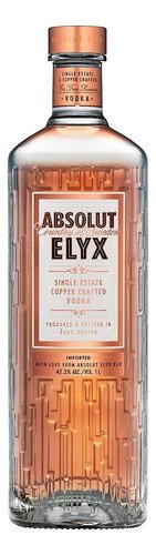 Vodka Absolut Elyx Importado 1 L