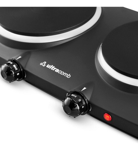 Anafe Electrico Ultracomb An6600 Doble Hornalla 19002250w Co Negro - Image 3