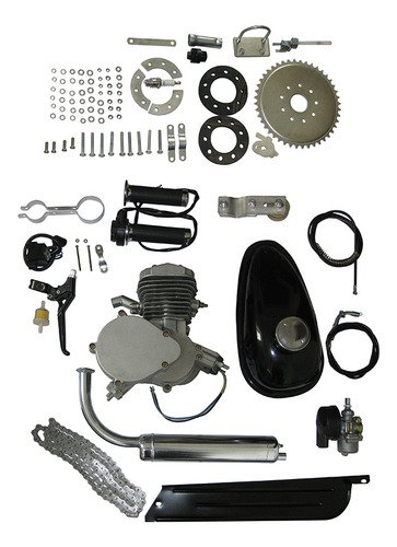 Kit Motor Gadnic Bicmot01 Motor 2 Tiempos 80cc Bicicleta 2t Velocidad Extendida Gris - Image 7