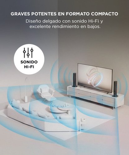 Barra De Sonido Gadnic Bs1000 2en1 Aux Bt Optical 80w Multi Conexión Aux Microsd Led Display Negro - Image 5