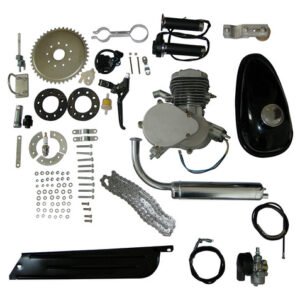 Kit Motor Gadnic Bicmot01 Motor 2 Tiempos 80cc Bicicleta 2t Velocidad Extendida Gris