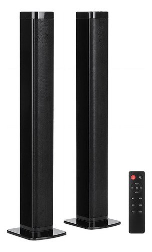 Barra De Sonido Gadnic Bs1000 2en1 Aux Bt Optical 80w Multi Conexión Aux Microsd Led Display Negro