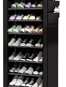 Botinero Organizador De Botas Y Zapatos Gadnic 9 Niveles 28 Pares Negro