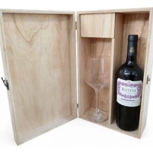 Combo Rutini Cb/mb + Copa En Estuche De Madera Ideal Regalo