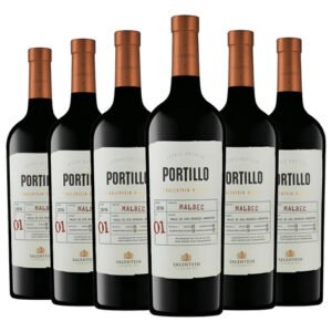Vino Combo Portillo Malbec X 750 Ml X 6 Unidades