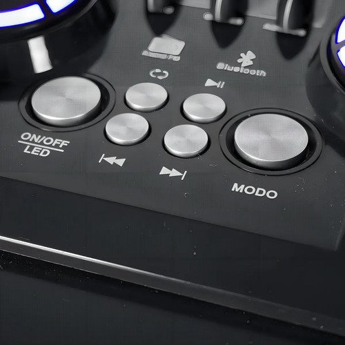 Parlante Crown Mustang Djs-1002bt Portátil Con Bluetooth Negro - Image 3