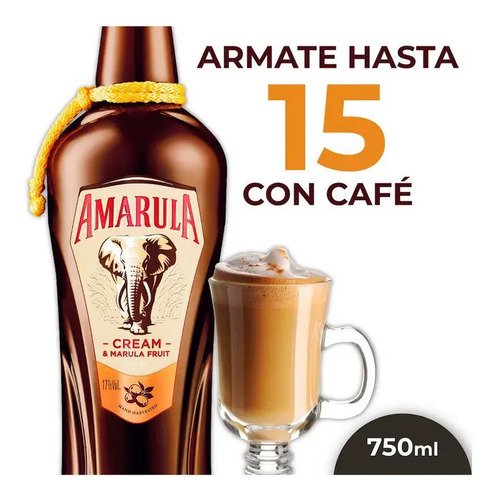 Licor Crema Fina Y Fruta De Marula Amarula Botella 750ml - Image 4