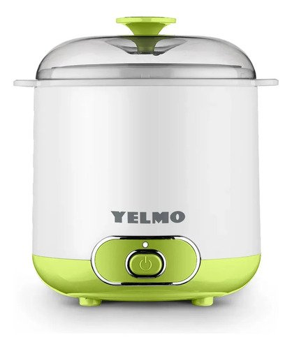 Yogurtera Yelmo Yg-1717 Yogur Griego Natural 20w 1.5 Litros 2 Contenedores Verde Claro