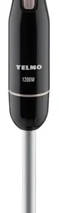 Licuadora De Mano Yelmo Lm-1550 Color Negro 1200w Acero Inoxidable Con Vaso